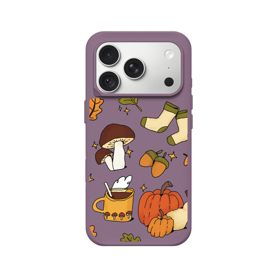 Cute, Cozy, Clear Autumn Aesthetic on a Clear Background