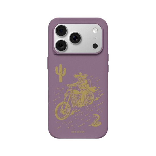 Desert Motorcycle Skull Rider