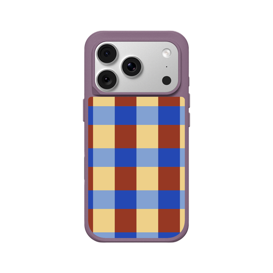 Blue & yellow gingham