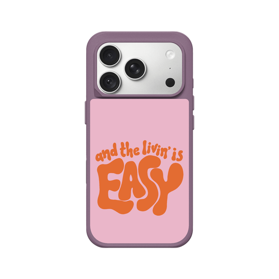 "Livin' is Easy" Retro Typography Design