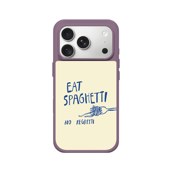 Illustration Spaghetti – Humour "No Regretti" & Style Doodle