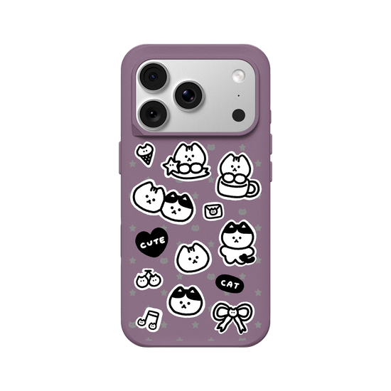 y2k Cool Cat Stickers(black&white)