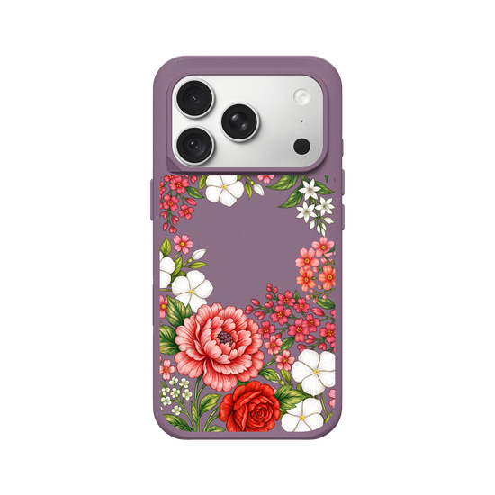 Tissu floral taïwanais · Floraison rose