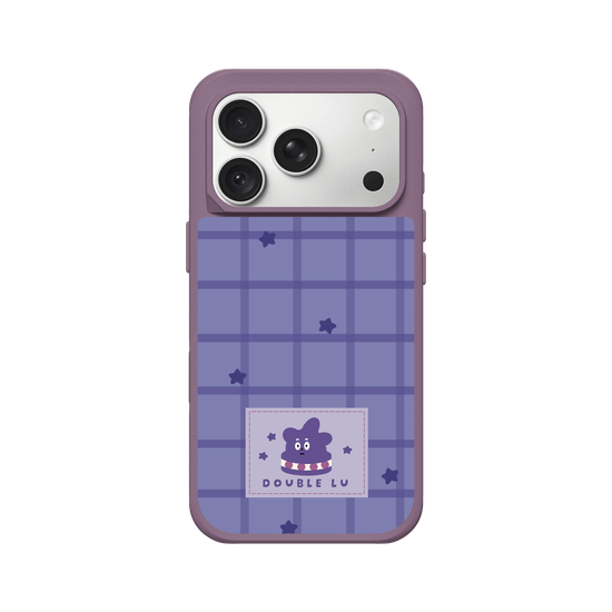 little purple monster dessert fabric labels