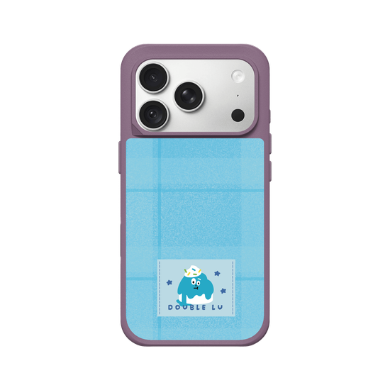 little blue monster dessert fabric labels