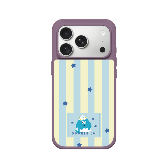 little blue monster dessert fabric labels