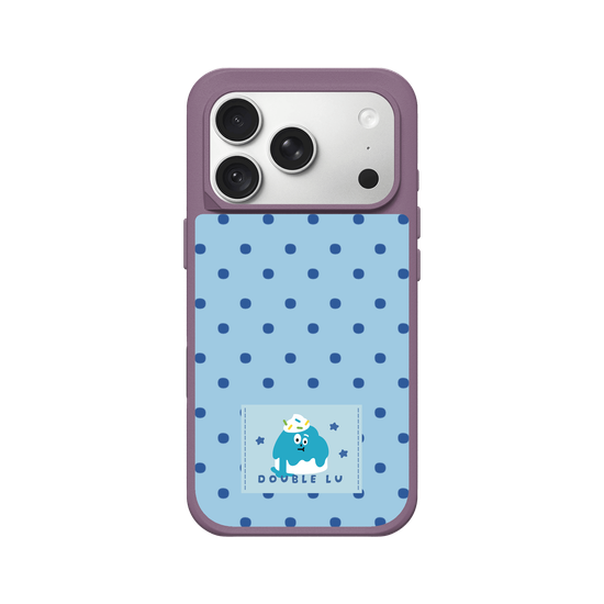 little blue monster dessert fabric labels