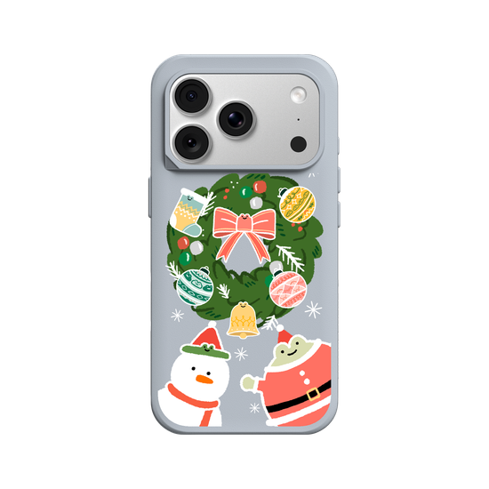 Happy Christmas with happy frog