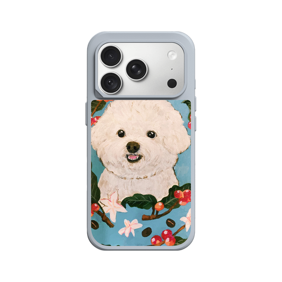Bichon and Coffee bean