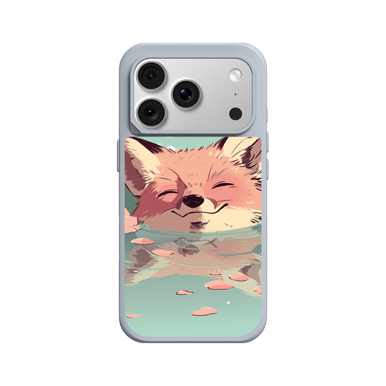 Fox swimming