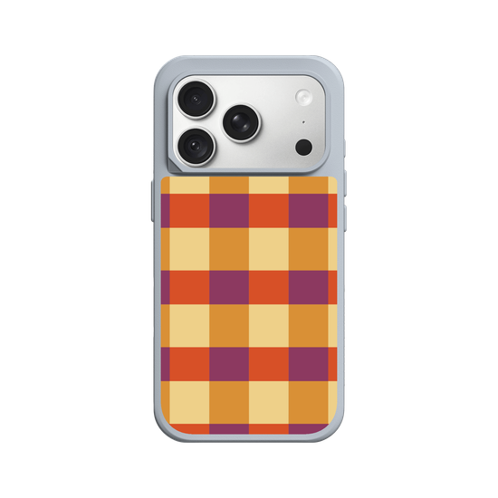 Orange gingham