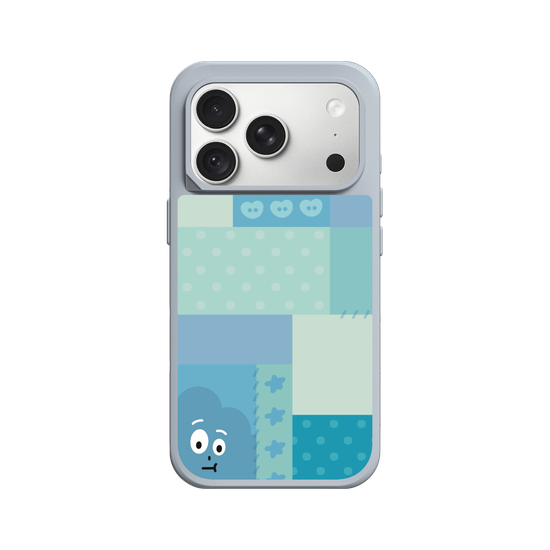 patchwork of little blue monster