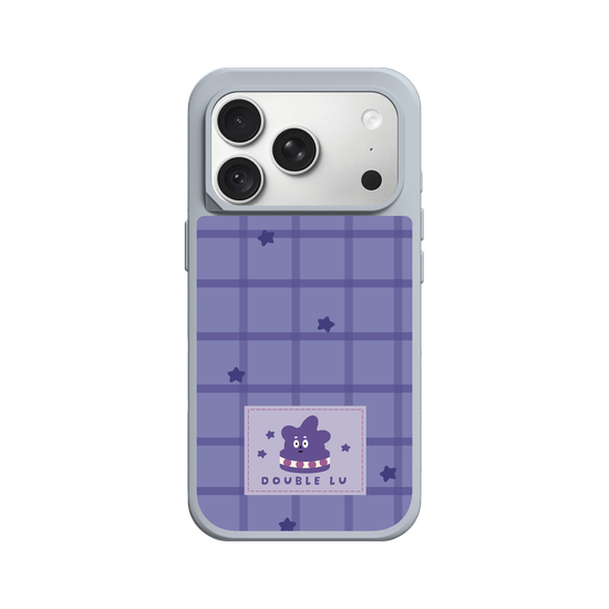 little purple monster dessert fabric labels