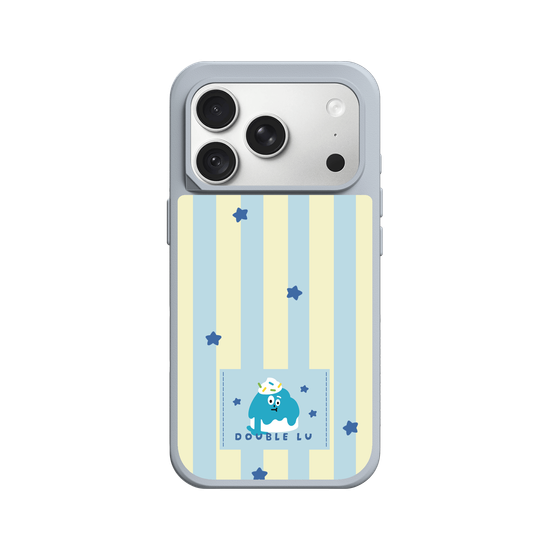 little blue monster dessert fabric labels