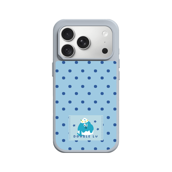 little blue monster dessert fabric labels