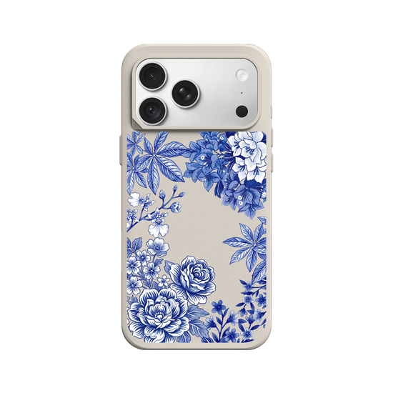 Taiwanese Floral Fabric · Blue & White