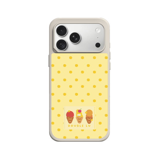 little yellow monster dessert fabric labels