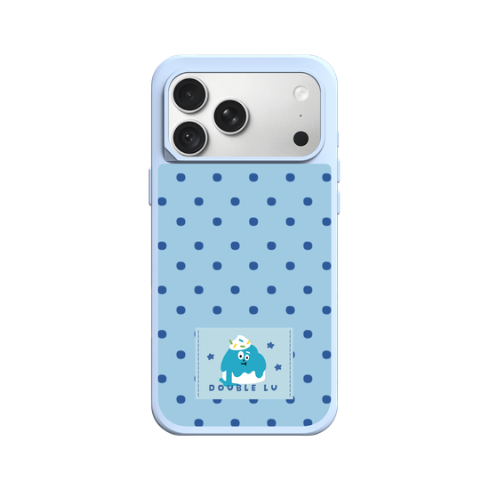 little blue monster dessert fabric labels