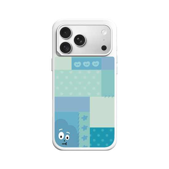 patchwork of little blue monster
