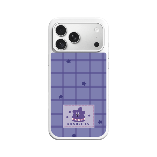 little purple monster dessert fabric labels