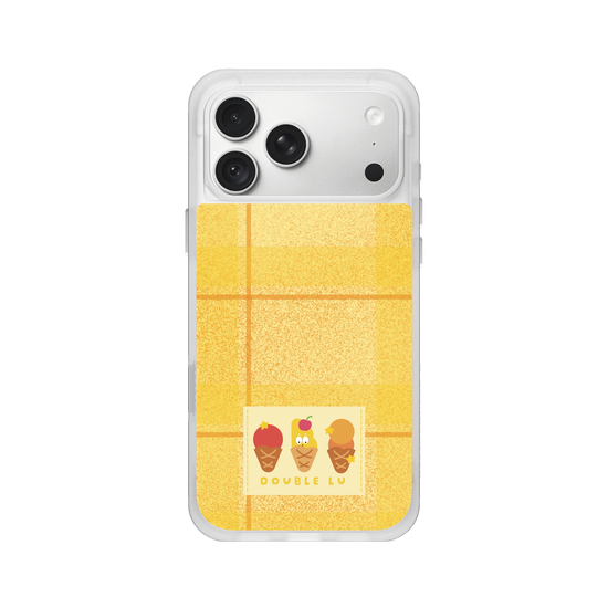 little yellow monster dessert fabric labels