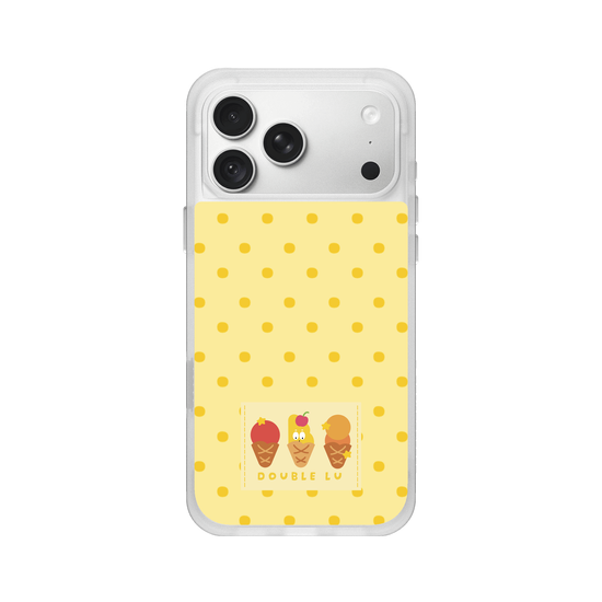 little yellow monster dessert fabric labels
