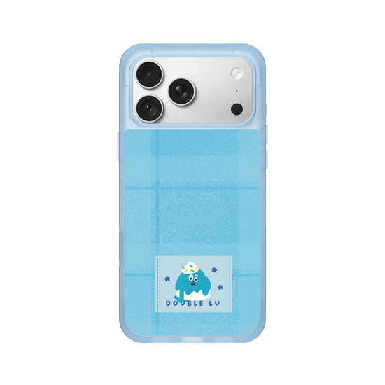 little blue monster dessert fabric labels