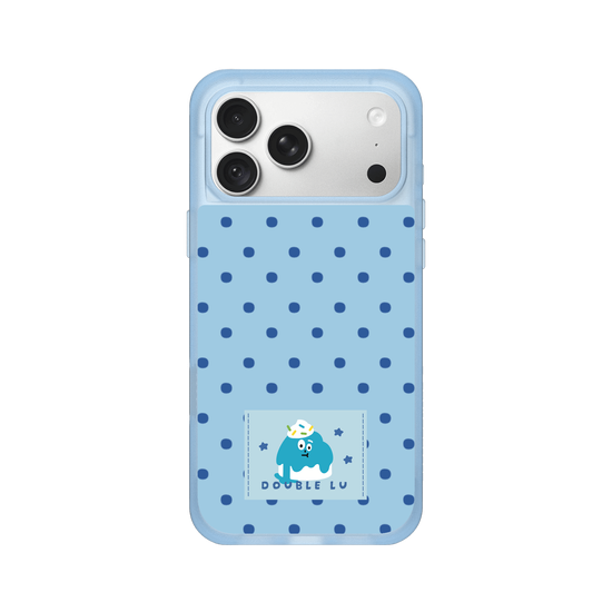 little blue monster dessert fabric labels