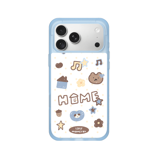 Lazy Monster Dot Sticker Phone Case 03.