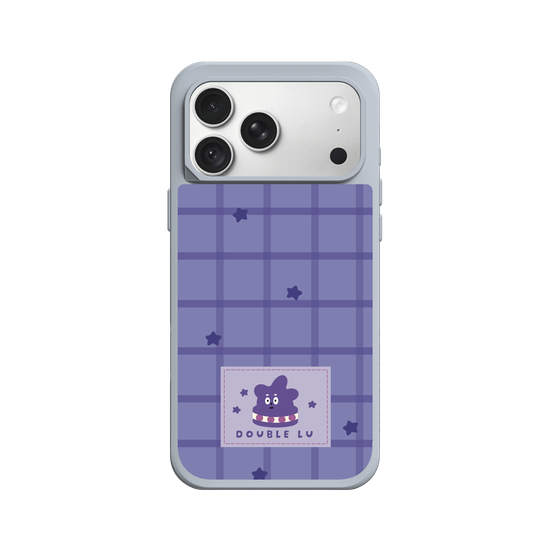 little purple monster dessert fabric labels