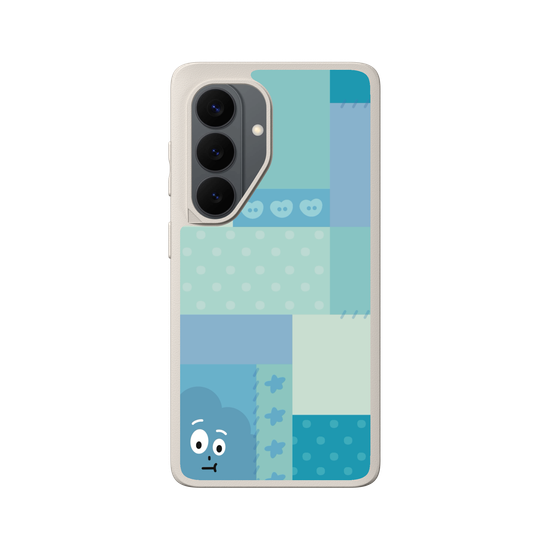 patchwork of little blue monster