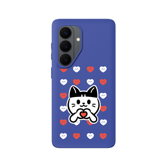 meow meow loves - red heart