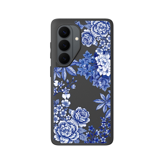 Taiwanese Floral Fabric · Blue & White