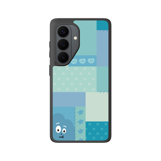 patchwork of little blue monster