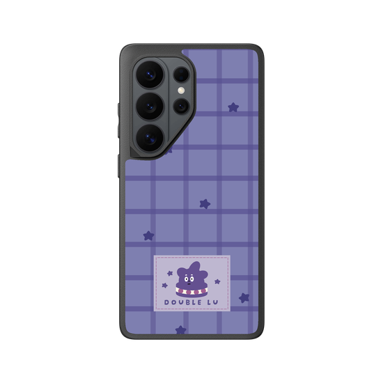 little purple monster dessert fabric labels