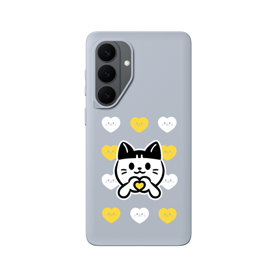 meow meow loves - yellow heart