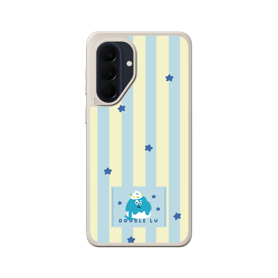 little blue monster dessert fabric labels