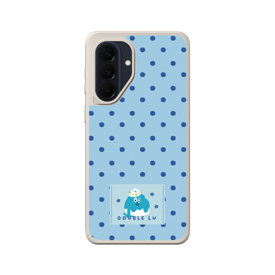 little blue monster dessert fabric labels