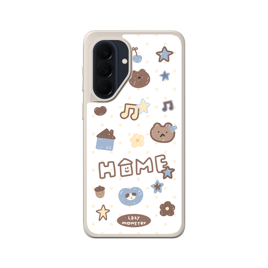 Lazy Monster Dot Sticker Phone Case 03.
