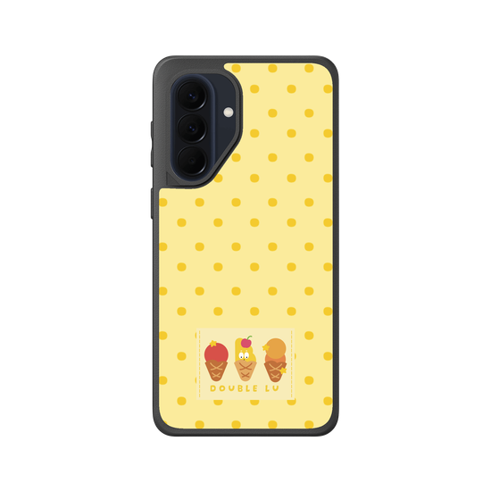 little yellow monster dessert fabric labels