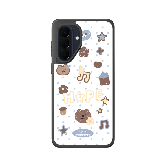 Lazy Monster Dot Sticker Phone Case 04.