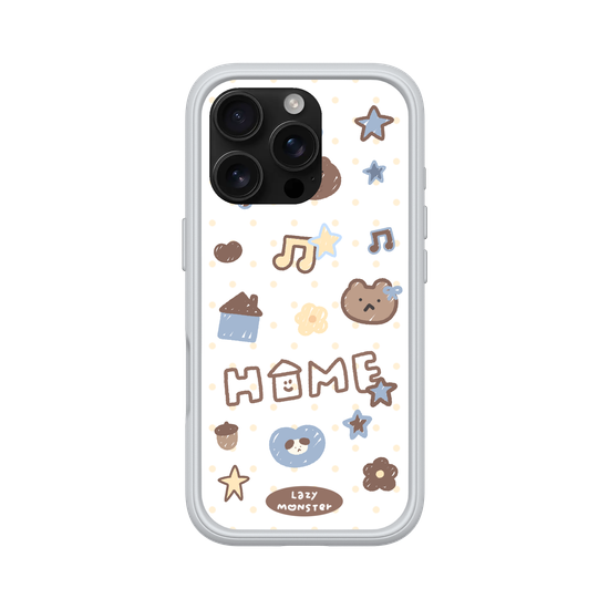 Lazy Monster Dot Sticker Phone Case 03.