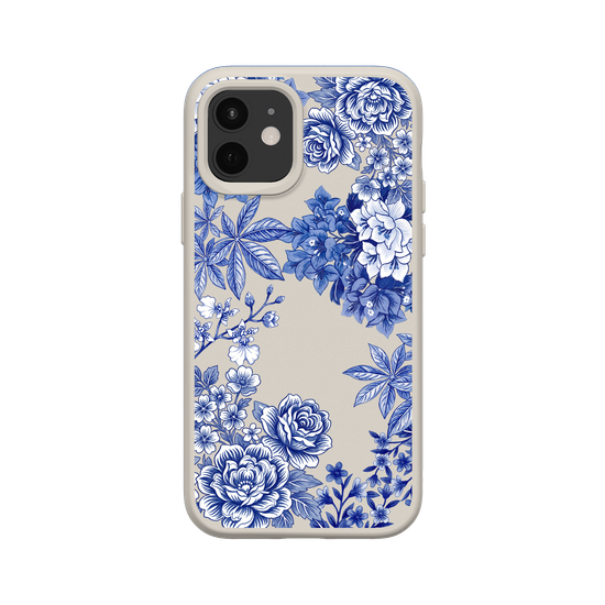 Taiwanese Floral Fabric · Blue & White