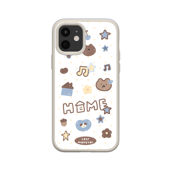 Lazy Monster Dot Sticker Phone Case 03.