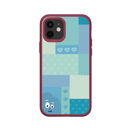 patchwork of little blue monster