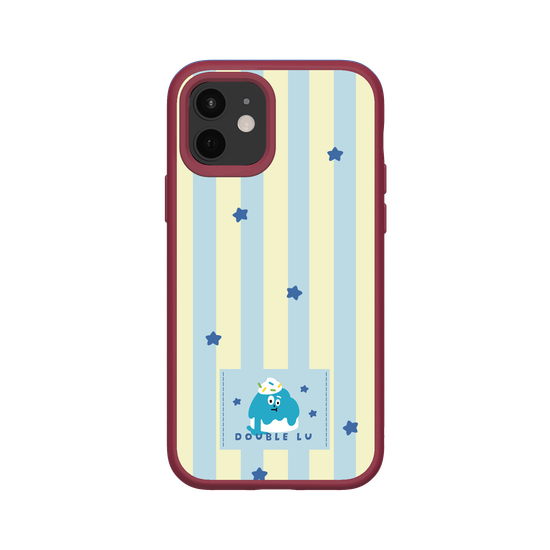 little blue monster dessert fabric labels
