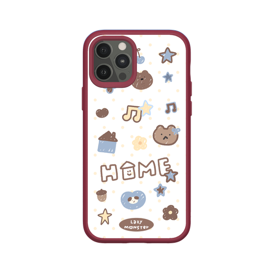 Lazy Monster Dot Sticker Phone Case 03.