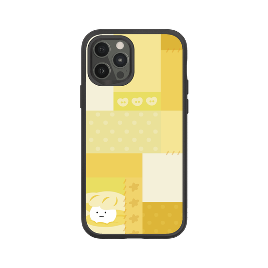 patchwork of yellow shell