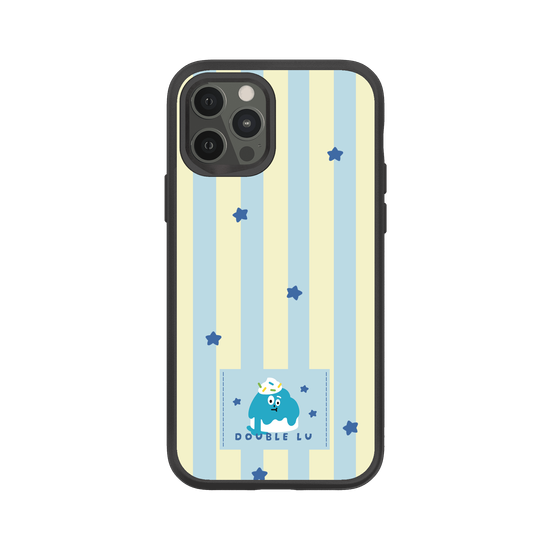 little blue monster dessert fabric labels