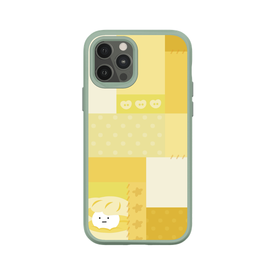 patchwork of yellow shell